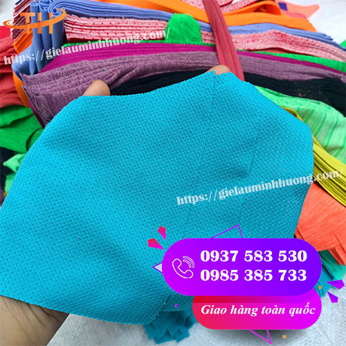 giẻ lau công nghiệp sản xuất tại xưởng