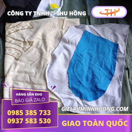 Giẻ lau công nghiệp vải thun đủ màu Giẻ lau công nghiệp vải thun đủ màu