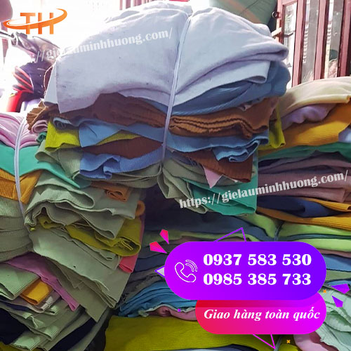 giẻ lau cotton màu siêu thấm hút