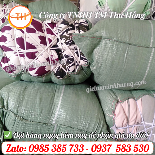 Giẻ lau dầu đóng bao sẵn 50kg Giẻ lau dầu đóng bao sẵn 50kg