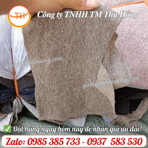 Giẻ lau dầu đủ màu dùng trong vệ sinh công nghiệp Giẻ lau dầu đủ màu dùng trong vệ sinh công nghiệp