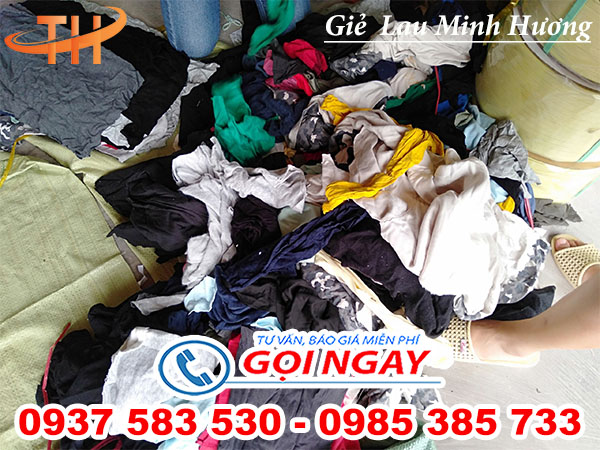 giẻ lau ký đủ màu, kích thước đa dạng