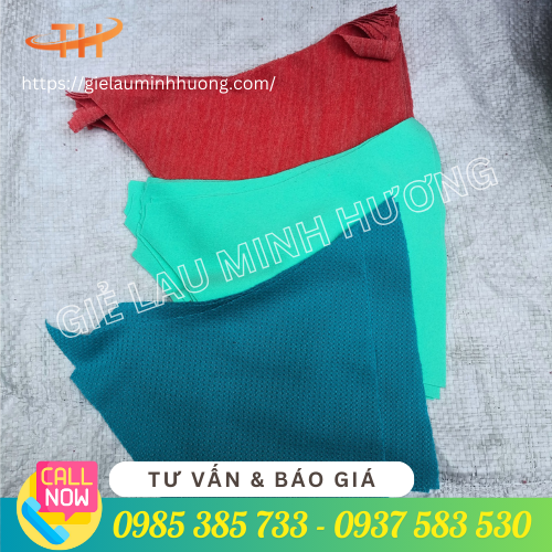 Giẻ lau màu cỡ bàn tay Giẻ lau màu cỡ bàn tay