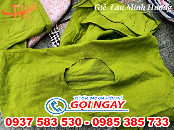 giẻ lau màu lau máy móc công nghiệp