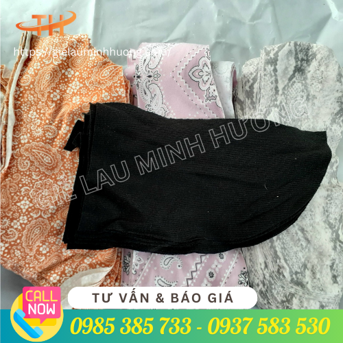 Giẻ lau màu size nhỏ cắt sẵn 02 Giẻ lau màu size nhỏ cắt sẵn 02