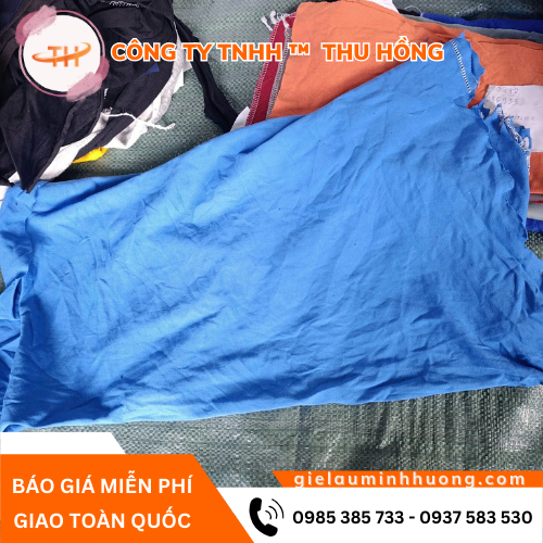 Giẻ lau máy 1 lớp cắt sẵn nguyên miếng không may Giẻ lau máy 1 lớp cắt sẵn nguyên miếng không may