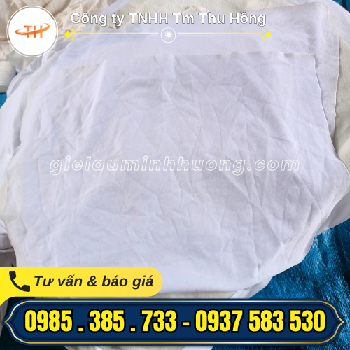 Giẻ lau máy màu trắng siêu mềm mịn, không bụi Giẻ lau máy màu trắng siêu mềm mịn, không bụi