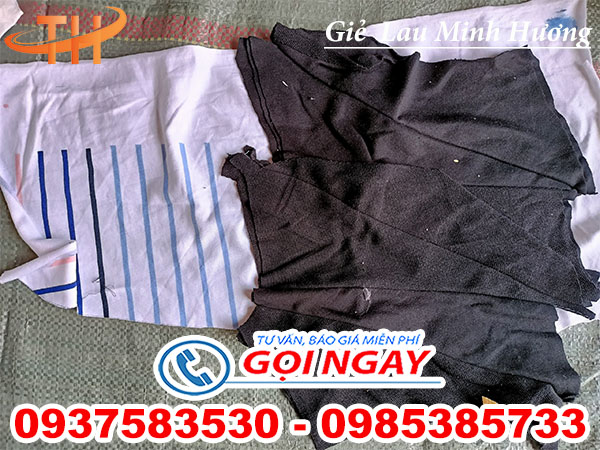 giẻ lau máy may nối