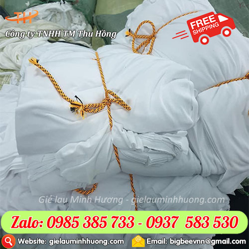 Giẻ lau máy móc màu trắng tự nhiên không đổ bụi Giẻ lau máy móc màu trắng tự nhiên không đổ bụi