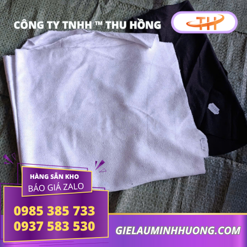 Giẻ lau máy nguyên miếng lớn cắt sẵn Giẻ lau máy nguyên miếng lớn cắt sẵn