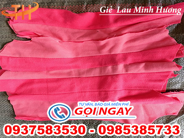 giẻ lau minh hương chuyên bán giẻ lau máy may nối đủ màu tại TPHCM