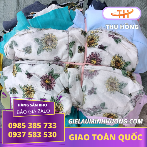 Giẻ lau nối may tại xưởng bó 5kg Giẻ lau nối may tại xưởng bó 5kg