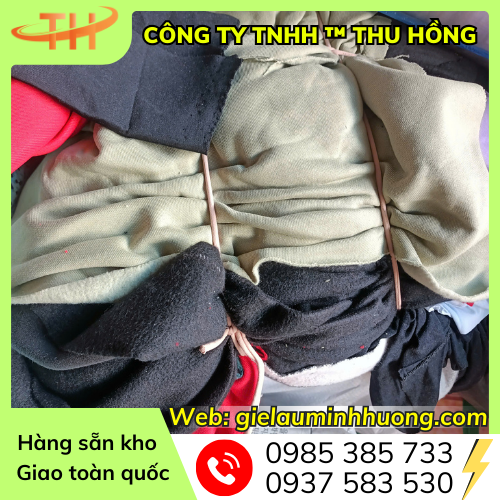 Giẻ lau thun màu dùng trong xưởng Giẻ lau thun màu dùng trong xưởng