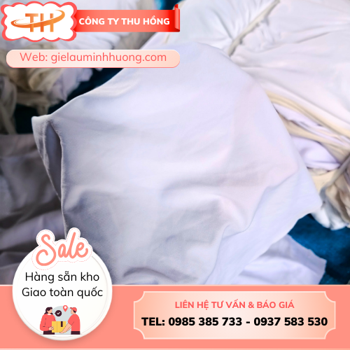 Giẻ lau trắng Giẻ lau trắng công nghiệp lau máy siêu sạch