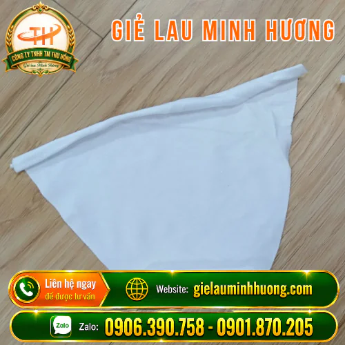 Giẻ lau trắng miếng nhỏ A5 Giẻ lau trắng công nghiệp miếng nhỏ a5