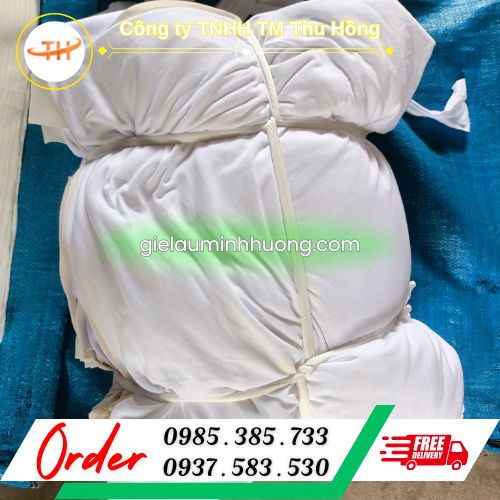 Giẻ lau trắng công nghiệp Giẻ lau trắng công nghiệp