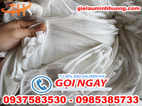 giẻ lau trắng lau chùi vệ sinh máy móc công nghiệp