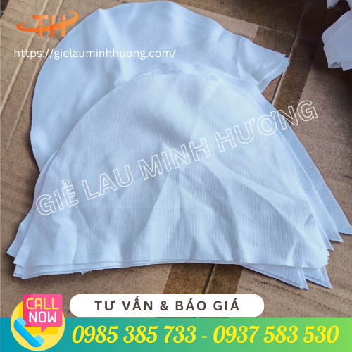 Giẻ lau trắng size nhỏ cỡ bàn tay 01 Giẻ lau trắng size nhỏ cỡ bàn tay 01