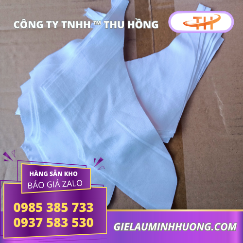 Giẻ lau trắng size nhỏ gọn nhẹ , dễ lau Giẻ lau trắng size nhỏ gọn nhẹ , dễ lau