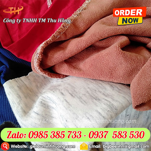 Giẻ lau vải lau máy móc thông dụng Giẻ lau vải lau máy móc thông dụng