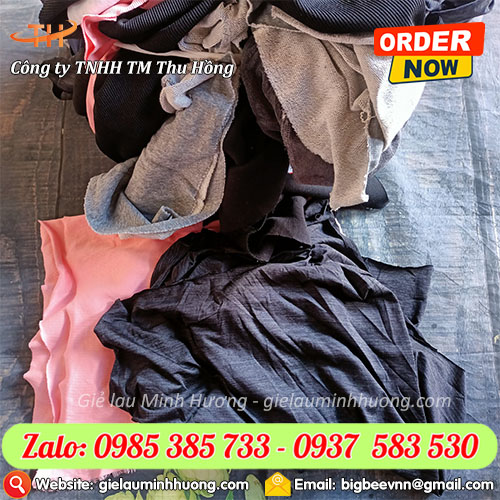 Giẻ lau vải lau máy thun cotton màu cho nhà máy nhà xưởng Giẻ lau vải lau máy thun cotton màu cho nhà máy nhà xưởng