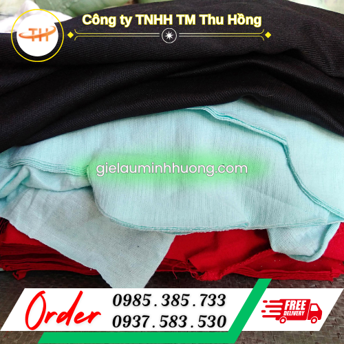 Giẻ lau, vải lau vải thun cotton mềm tự nhiên Giẻ lau, vải lau vải thun cotton mềm tự nhiên