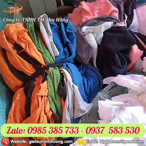 giẻ lau, vải vụn công nghiệp giá rẻ