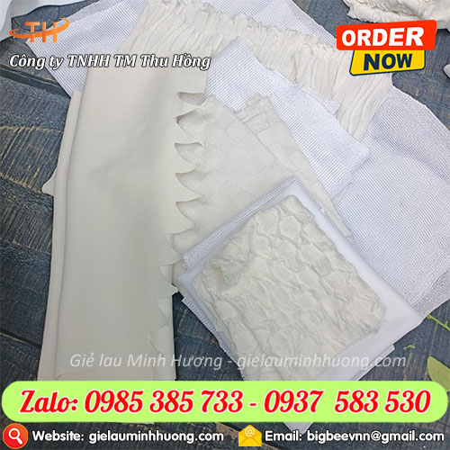 Giẻ poly trắng lau máy móc siêu sạch bụi bẩn Giẻ poly trắng lau máy móc siêu sạch bụi bẩn