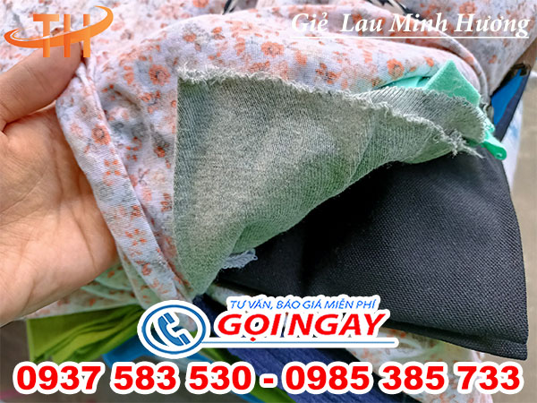 Giẻ vải lau cotton 1 lớp siêu thấm