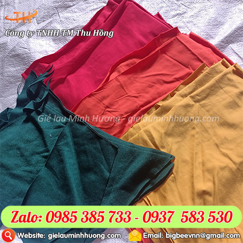 Giẻ vải lau máy móc công nghiệp chuyên dụng Giẻ vải lau máy móc công nghiệp chuyên dụng