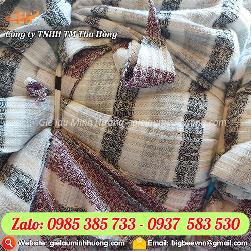 Giẻ vải lau máy móc vải thun cotton 35/65 loại tốt Giẻ vải lau máy móc vải thun cotton 35/65 loại tốt