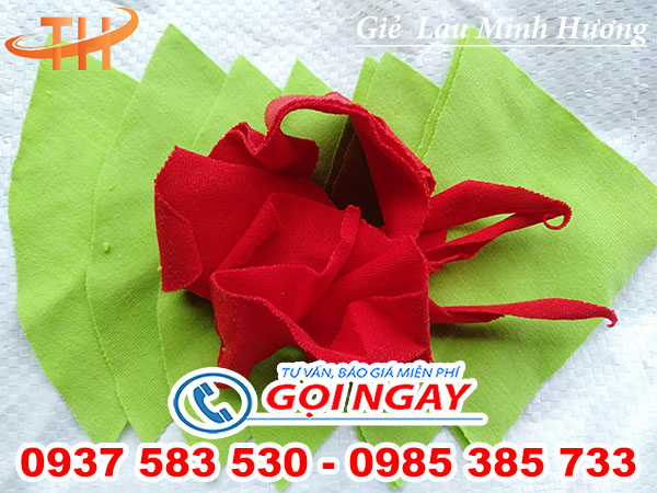 giẻ vải vụn dồn bao cát tập võ