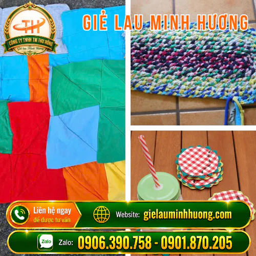 Sản phẩm làm từ vải vụn Gợi ý sản phẩm làm từ vải vụn công nghiệp