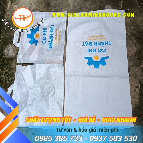 In logo lên bao tải dứa nhiều mẫu mã, kích thước In logo lên bao tải dứa nhiều mẫu mã, kích thước