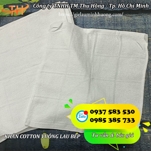 khăn bếp cotton vuông kích thước 28x28 khăn bếp cotton vuông kích thước 28x28