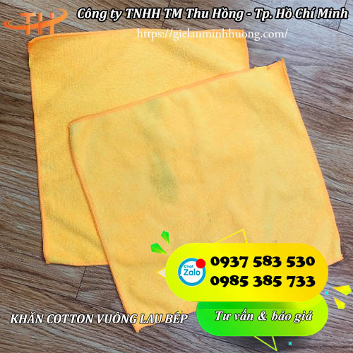 khăn bếp cotton vuông kích thước 35x35 khăn bếp cotton vuông kích thước 35x35