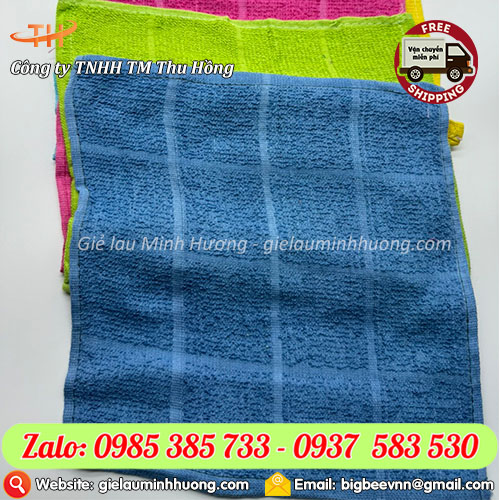 Khăn cotton 16 ô lau đa năng Khăn cotton 16 ô lau đa năng
