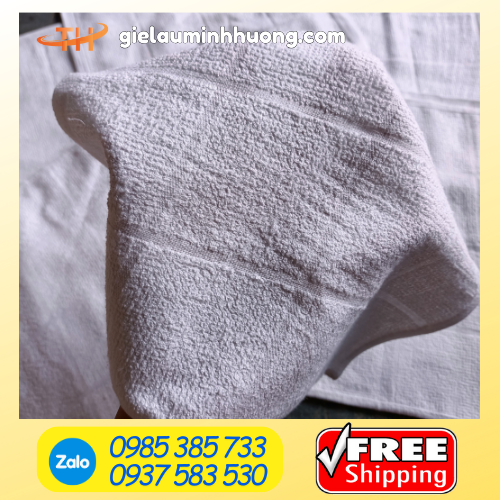 Khăn cotton trắng 16 ô vuông lau đa năng Khăn cotton trắng 16 ô vuông lau đa năng