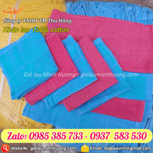 Khăn lau 100% cotton thấm nước tốt giá siêu rẻ Khăn lau 100% cotton thấm nước tốt giá siêu rẻ