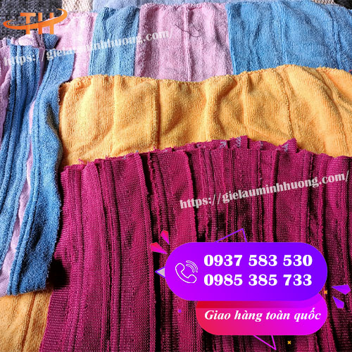 khăn lau công nghiệp may nối 40x60