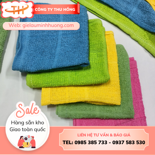Khăn lau cotton 28x28 Khăn lau cotton 28x28 tại sử dụng nhiều lần