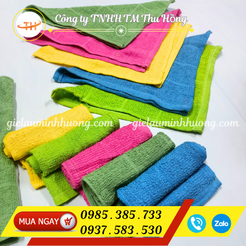 Khăn lau cotton nhiều màu hàng xưởng rẻ đẹp Khăn lau cotton nhiều màu hàng xưởng rẻ đẹp
