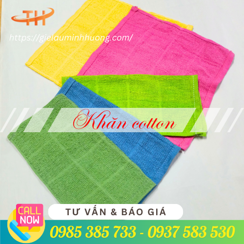 Khăn lau đa năng 100% sợi cotton loại 4 Khăn lau đa năng 100% sợi cotton loại 4