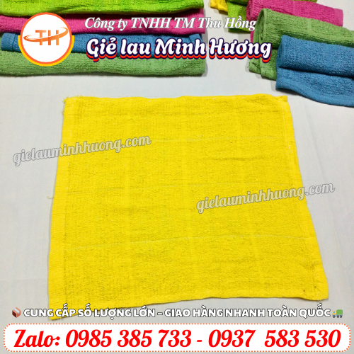 Khăn lau đa năng cotton hình vuông Khăn lau đa năng cotton hình vuông
