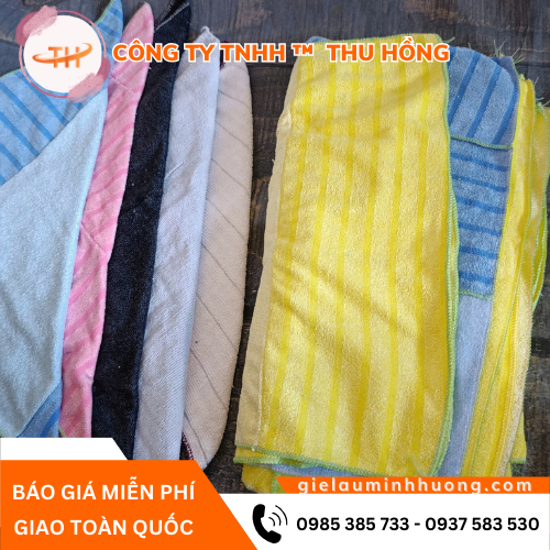 Khăn lau đa năng may nối sẵn kho, đủ màu Khăn lau đa năng may nối sẵn kho, đủ màu