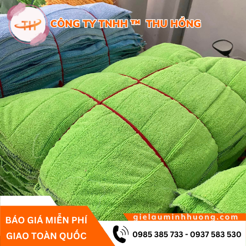 Khăn lau đa năng may nối sản xuất theo kg Khăn lau đa năng may nối sản xuất theo kg