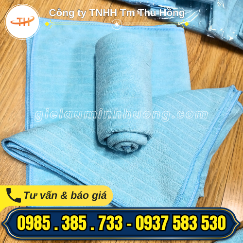 Khăn lau đa năng sợi microfiber lau bụi bẩn, hoá chất Khăn lau đa năng sợi microfiber lau bụi bẩn, hoá chất