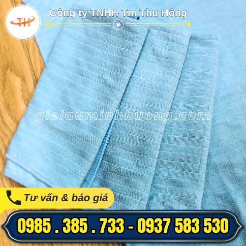 Khăn lau đa năng sợi microfiber thấm hút không đổ lông Khăn lau đa năng sợi microfiber thấm hút không đổ lông
