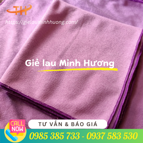 Khăn lau đa năng vuông trơn dùng cho gia đình, văn phòng Khăn lau đa năng vuông trơn dùng cho gia đình, văn phòng