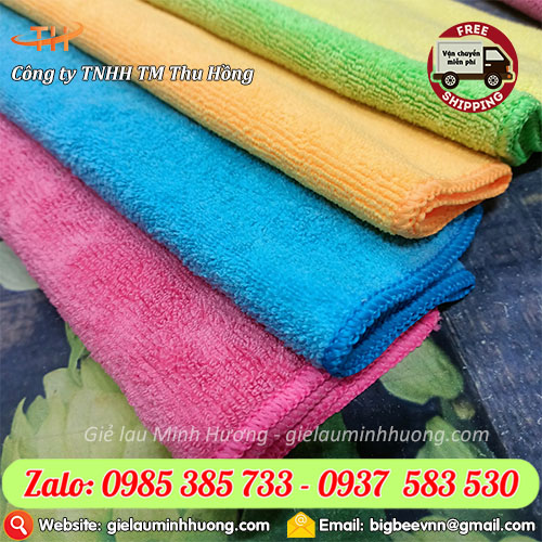 Khăn lau không bụi đa năng sợi vi Microfiber Khăn lau không bụi đa năng sợi vi Microfiber
